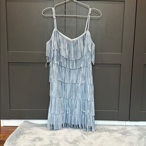 Trixxi Light Blue Sleeveless Dress